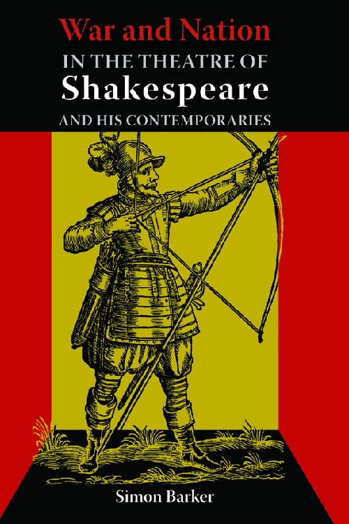 Book cover: "War and Nation" with illustration of an archer.