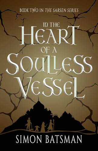 Book cover with title text over a silhouette of figures before a dark building.