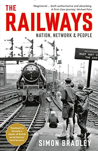 Book cover featuring a vintage steam train and people at a station.
