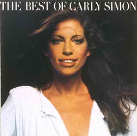 Carly Simon album cover featuring a portrait of the singer.