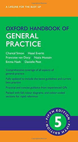 Green cover of "Oxford Handbook of General Practice" fifth edition.