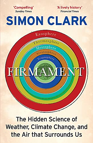 Book cover featuring concentric circles representing Earth's atmospheric layers with the title Firmament.