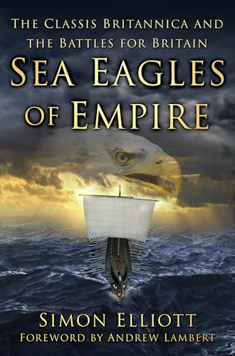 Book cover: eagle head, sailing ship, stormy sea, and title text.
