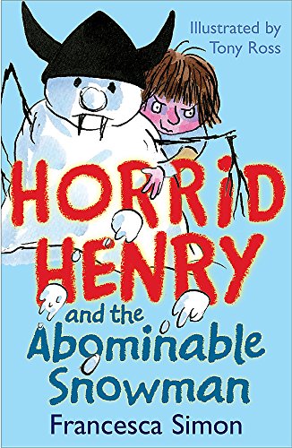 Horrid Henry book cover featuring Henry and a snowy yeti character.