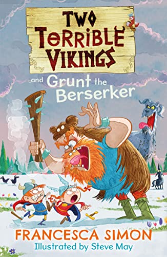 Book cover: two Vikings and a large, furry berserker character.