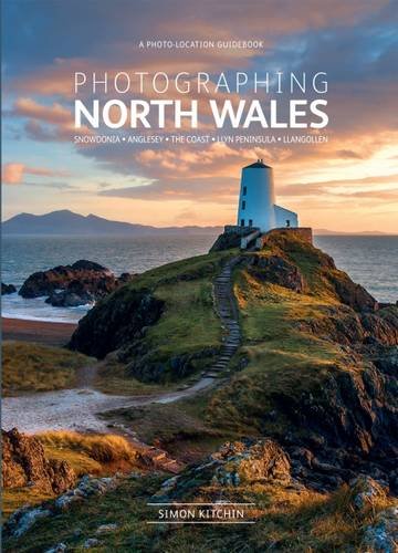 Book cover: North Wales photography guide with coastal lighthouse image.