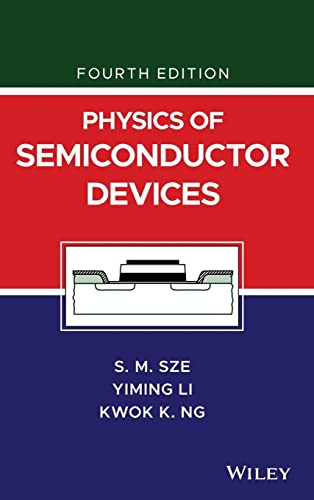 Book cover: "Physics of Semiconductor Devices," fourth edition, with device illustration.