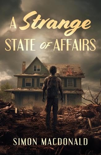 Book cover: man facing a dilapidated house under a stormy sky.
