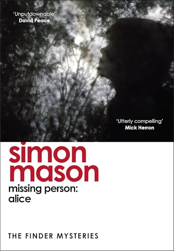 Book cover: Silhouette of a woman’s profile against trees, red title text.