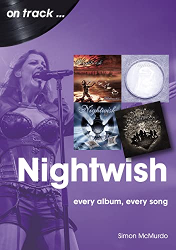 Book cover for “Nightwish On Track,” featuring the band and album art.