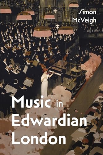 Book cover depicting a large orchestra performing in an ornate hall.
