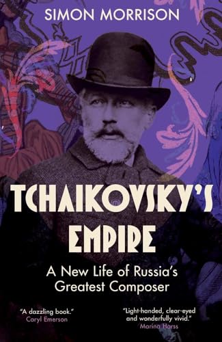 Book cover featuring a portrait of composer Pyotr Ilyich Tchaikovsky.
