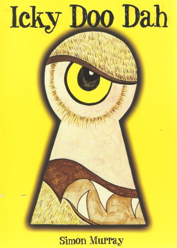 Yellow book cover with illustrated eye peering through a keyhole.