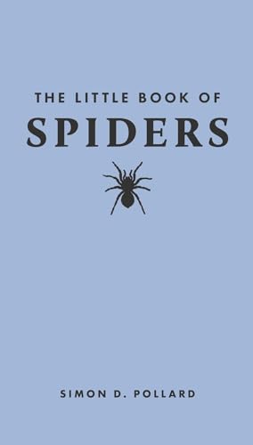 Book cover: "The Little Book of Spiders" with a spider illustration.