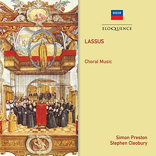 CD cover featuring a Renaissance painting of a choral performance.