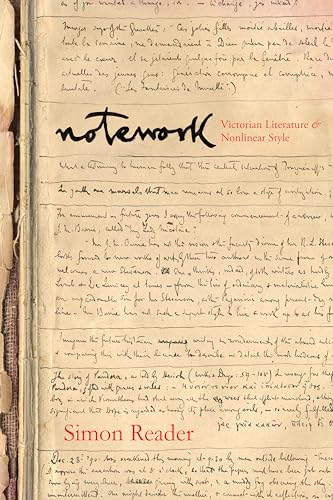 Book cover: "Notework" with handwritten text on aged paper.