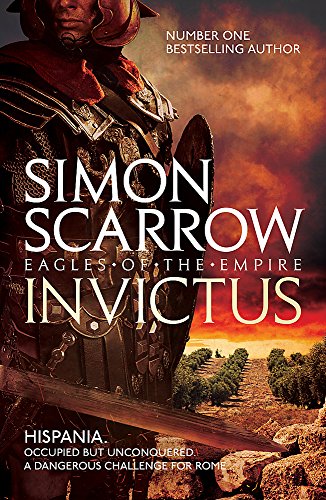 Book cover featuring a Roman soldier in armor against a sunset landscape.