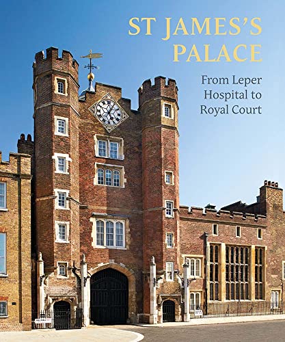 Book cover showing the red brick facade and clock tower of St James's Palace.