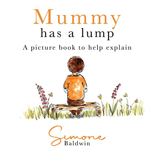 BookBock cover showing a child in orange sitting on a bench facing away.
