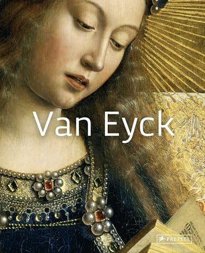 Detail from Jan van Eyck painting, book cover titled "Van Eyck.