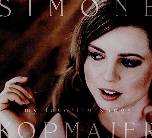 CD cover featuring Simone Kopmajer, a woman with long brown hair.