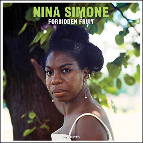 Nina Simone portrait album cover, green vinyl edition.