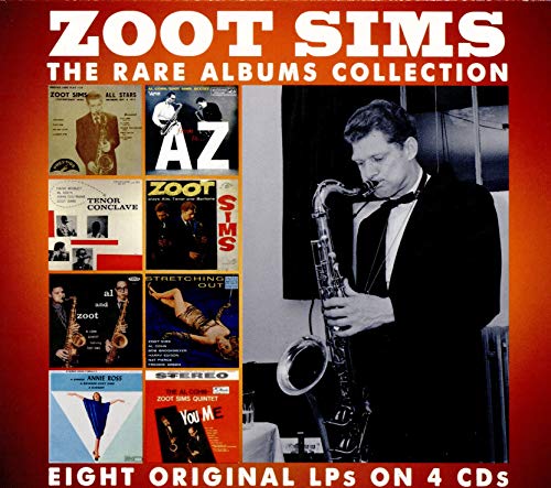 Zoot Sims 4CD collection cover featuring the jazz musician playing saxophone.
