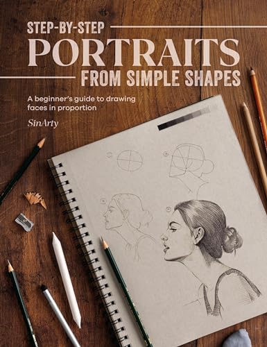 Book cover showing pencil sketches of faces on a sketchbook with drawing tools nearby.