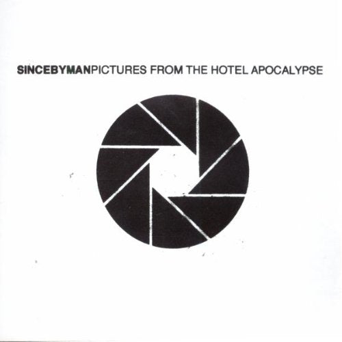 CD cover: black and white geometric design resembling a camera aperture.