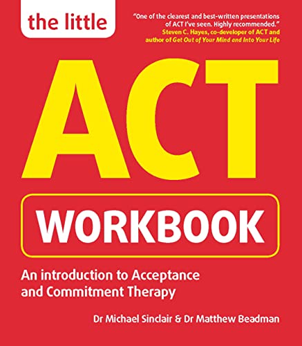Red book cover with large yellow "ACT" letters and "WORKBOOK" text.