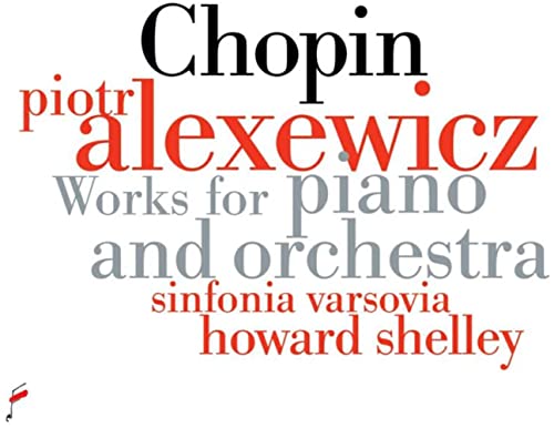 CD cover for Chopin’s works for piano and orchestra, Sinfonia Varsovia.