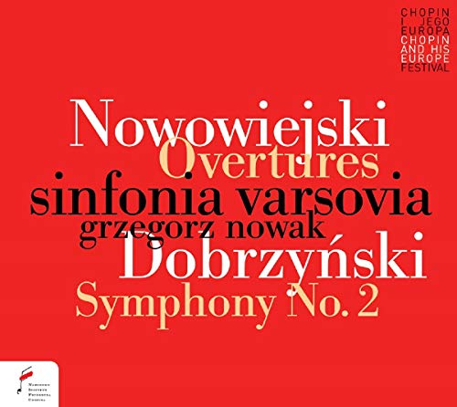 Red CD cover with white and black text, featuring composer names and music details.