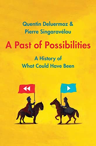 Book cover: two riders on horses facing each other with flags.