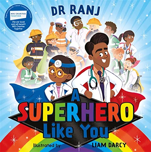 Book cover featuring diverse children dressed as healthcare workers and heroes.