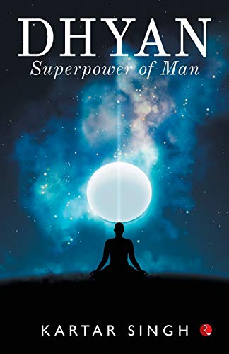 Book cover: silhouetted figure meditating beneath a glowing orb and starry sky.