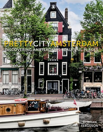 Book cover featuring Amsterdam canal houses, boats, and trees.