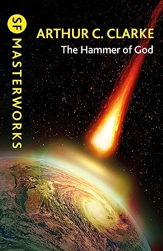 Book cover: Earth viewed from space with a fiery comet approaching.