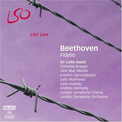 CD cover for Beethoven’s “Fidelio” featuring barbed wire imagery.