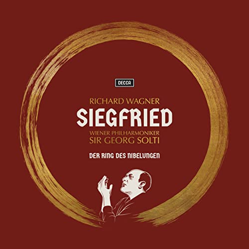 Vinyl album cover for Wagner’s “Siegfried” conducted by Sir Georg Solti.