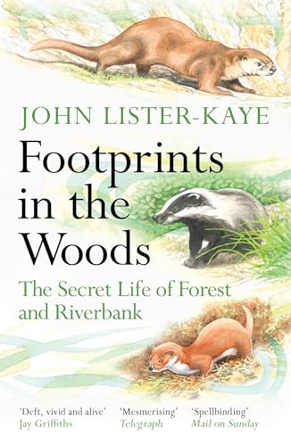 Book cover depicting otters, a badger, and a mink in a woodland scene.