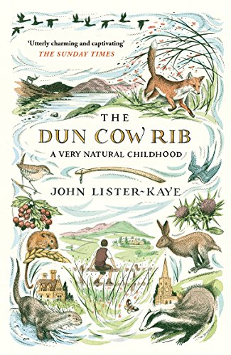 Book cover with illustrated animals, landscape, and a child in nature.