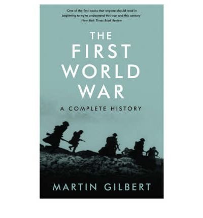 Book cover for “The First World War” with soldiers silhouetted below.