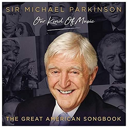 CD cover featuring Sir Michael Parkinson surrounded by musical portraits.