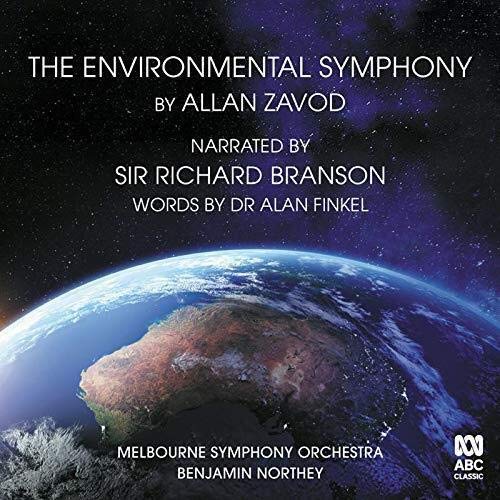 CD cover: Earth from space with text naming Branson and Zavod.