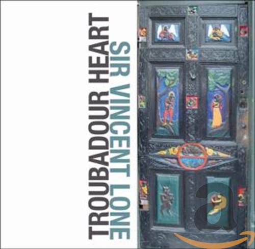 CD cover: ornate wooden door with colorful stained-glass panels.