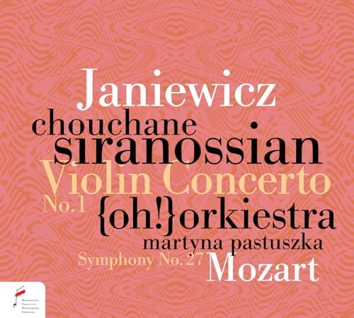 CD cover with text listing composers, concerto, and symphony titles.