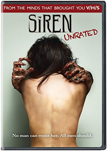 DVD cover for "Siren" featuring a woman with long hair and clawed hands.