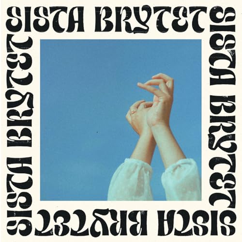 Vinyl record cover: hands reaching up against a blue background.