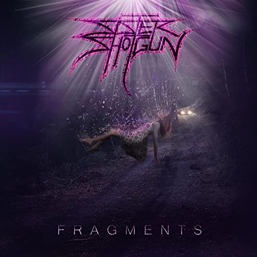 Album cover for “Fragments” by Sister Shotgun, featuring a falling figure.