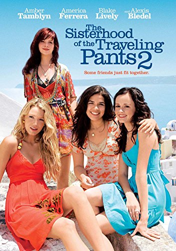 DVD cover for "The Sisterhood of the Traveling Pants 2" with four women.